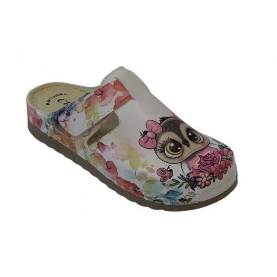 Mintás zárt papucs