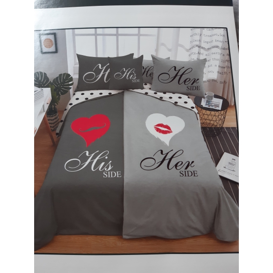 Szürke & szürke ágynemű garnitúra